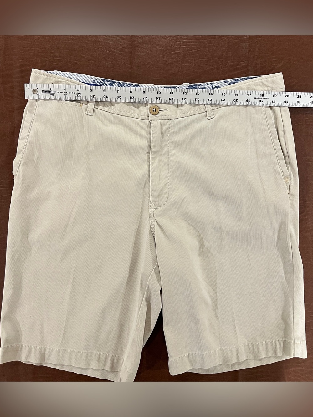 Tommy Bahama Boracay Chino Shorts - Size 38 (Fit 36) - Picture 11 of 16